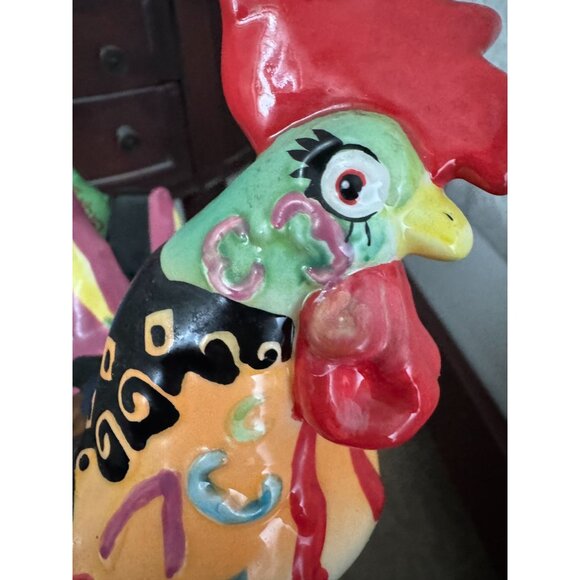 🐓 Vintage Poultry in Motion Roosters – Set of 2 Collectible Figures - Picture 6 of 14